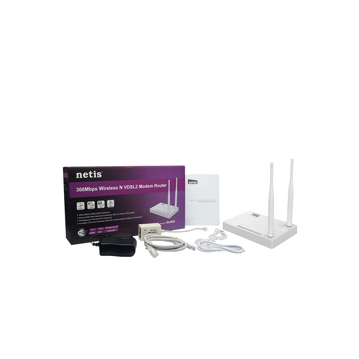 مودم روتر بی‌سیم VDSL2 نتیس مدل DL4422-3